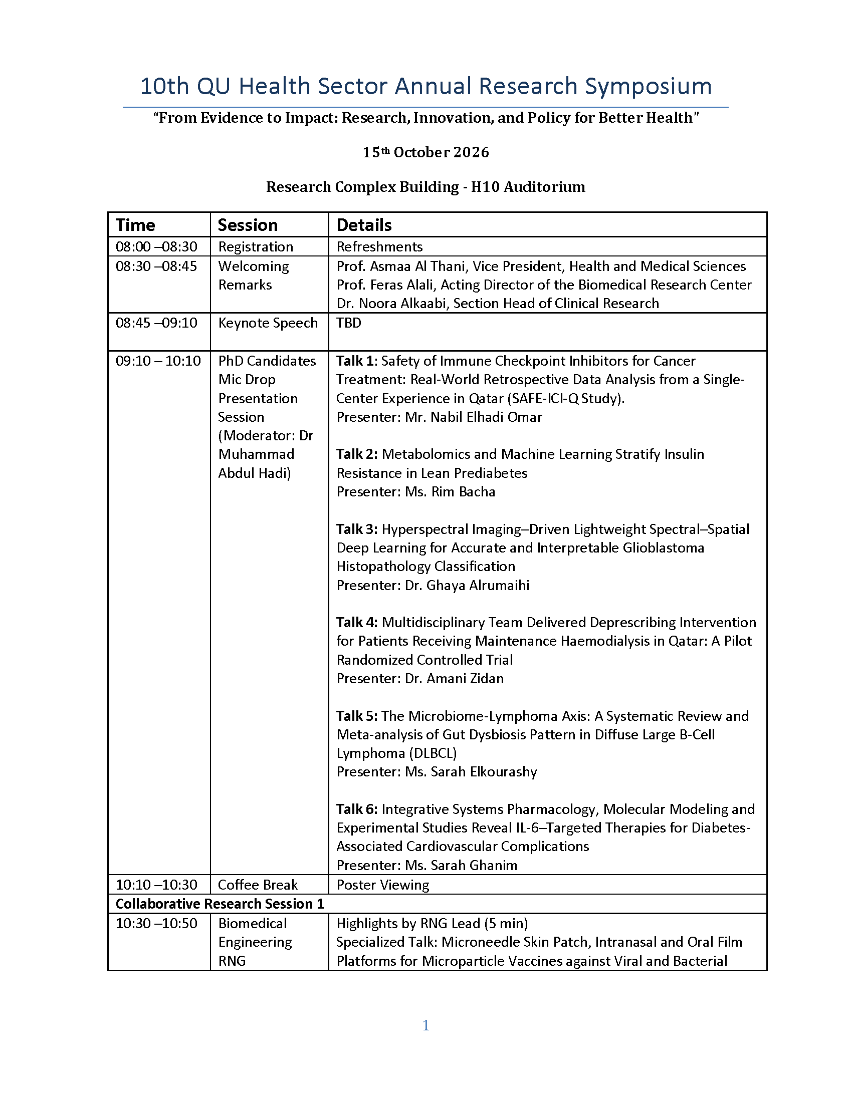 QU_Health_Symposium_Agenda_v1_May14_2026_Page_1
